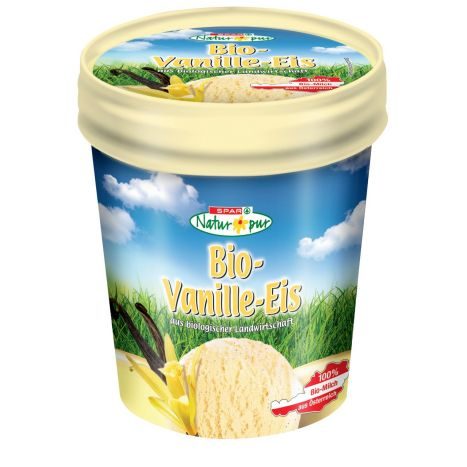 SPAR Natur Pur Bio Vanille Eis