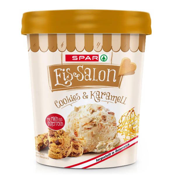 Spar Eis-Salon Cookies & Karamell