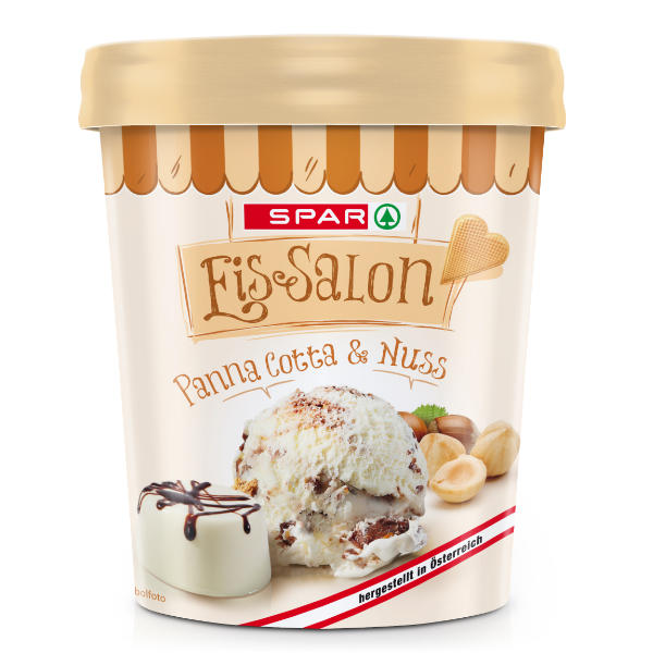 Spar Eis-Salon Panna Cotta & Nuss