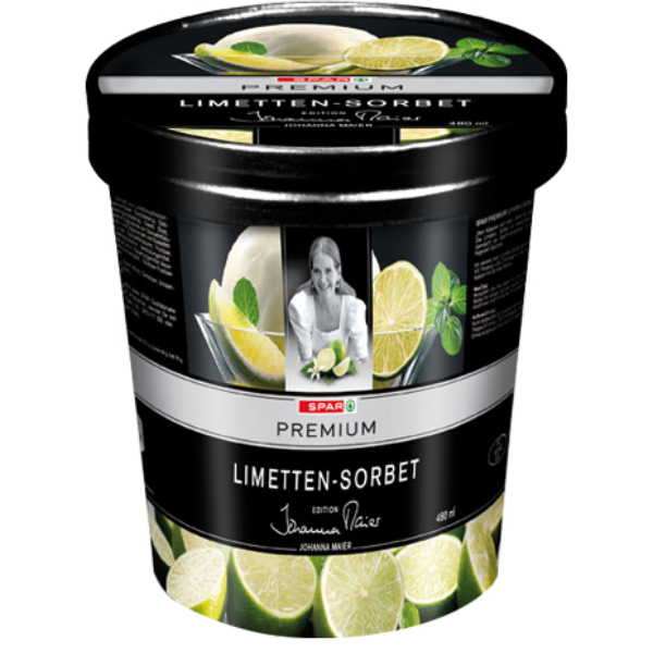 Spar Premium Limetten Sorbet von Johanna Maier