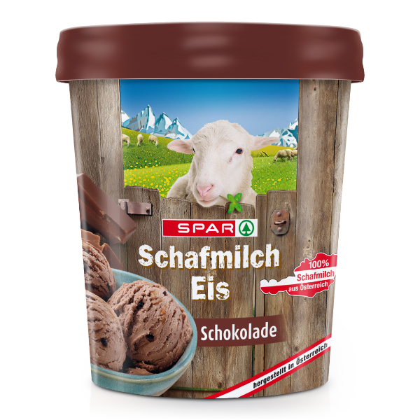 Spar Schafmilch Eis Schokolade