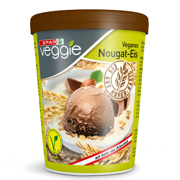 Spar Veggie Veganes Nougat-Eis